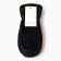 Women's mittens minku, black color, 26 cm