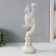 Polystone candlestick "White parrot on a branch" for metal 12.4x12.2x36 cm