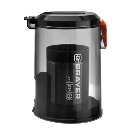 Vacuum cleaner Brayer 4267br, vertical, 120 watts, dry cleaning, 0.5 l, gray-12