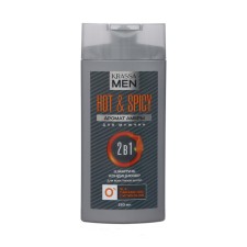 Contribution shampoo hair 2 in 1 Krassa Men Hot Spicy, 250 ml