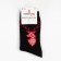 Women's socks "Deer", Black color, size 36-40