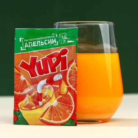 Soluble drink of the JUPI "Automat", taste: orange, 12 g.-1