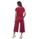 Female suit, size 52, burgundy color