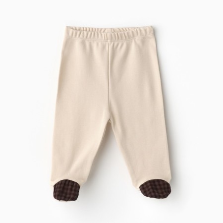 A set for a boy (5 items), beige color, height 62-4