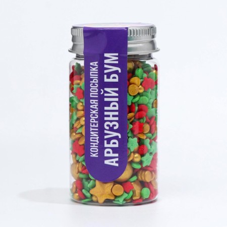 Sprinking confectionery "watermelon boom", New Year, 50 g-1