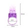 Erective vibro-ring, d = 3.5 cm, gel silicone, purple