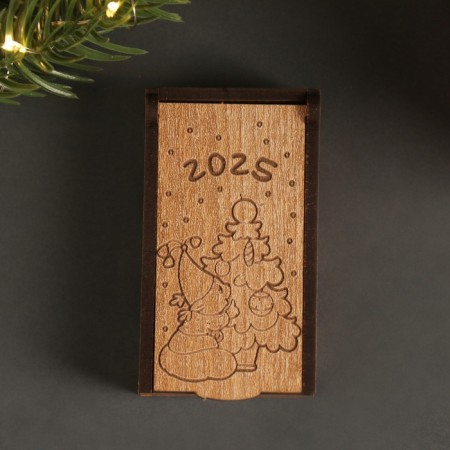 New Year's box "2025" 7x4x2 cm-4