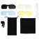 Bicycle glasses with interchangeable lenses in the case, red color