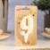 Candle for Cake "Oval" Number "9", large, pearl, 5.5 cm