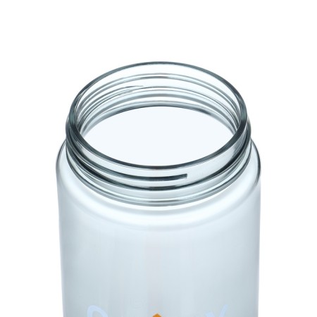 Water bottle, 550 ml, 22.5 x 6.7 cm, sieve, white-3