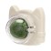 A toy for cats with cat mint "cat", 6.8 cm, white