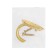 Hook furniture tundra TKO018, one -rod, gold