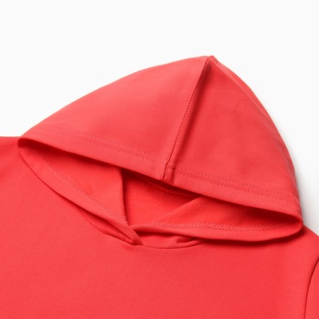 A set for a girl (sweatshirt, trousers) comb, red color, height 152 cm-1