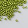 Set of beads "needlework" plastic, diameter 4 mm, 25 g, marsh-green