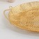 Renaissance tray, 45 × 26.5 × 3 cm, gold color
