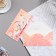 Money envelope "Happy Wedding Day!" glitter, birds, 16.5x8 cm