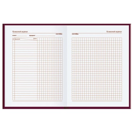 Diary for the teacher A6+, 128 sheets "Beautiful View", hard cover, UV-LK, OFSET Block 65 g/m2-5