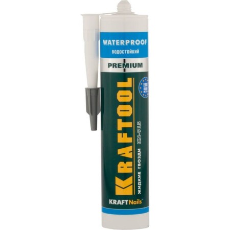 Installation glue Kraftool Kraftnails Premium KN-915, waterproof with an antiseptic, 310 ml