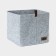 Storage basket EVA Elegance, 28 × 28 × 24 cm, color gray color