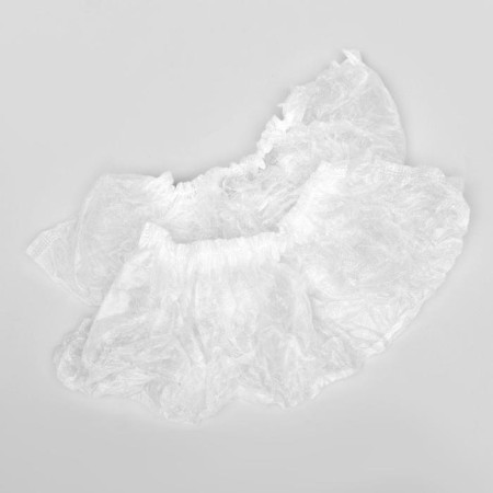 Disposable socks for rolling shoes spandbond NPP white 360*120 mm 17 g/m indo units-1