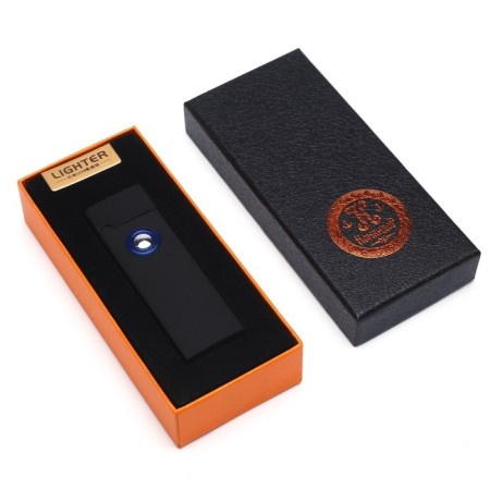 Electronic lighter, USB, spiral, 6 x 3 x 13 cm, black-4