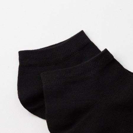 Men's socks shortened minku "bamboo", black color, size 40-41 (27 cm)-1
