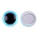 Elose -based eyes, set of 10 pcs., Size 1 pc. - 8 mm, blue color with sparkles