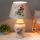 Lamp table ceramics "Bouquet of wildflowers" E27 220V 47x30x30 cm Risalux