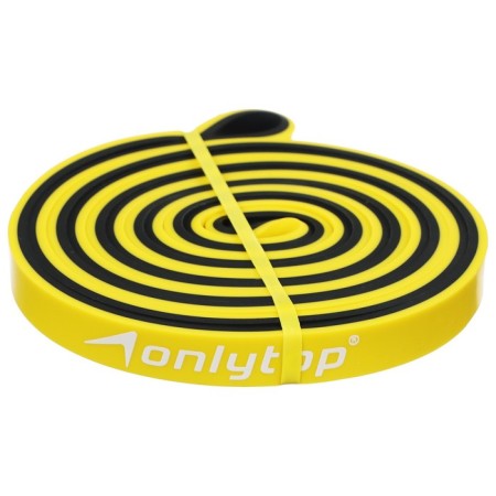 Espander Multifunctional ONLYTOP, 208x1.3x0.45 cm, 2-15 kg, yellow/black color-3