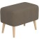 Mono Bange, 640 × 390 × 460 mm, velor, nut color