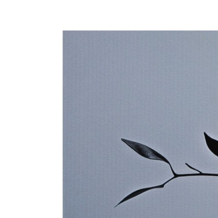 Khlest painting on the subframe "White Flower" 60x100 cm-1