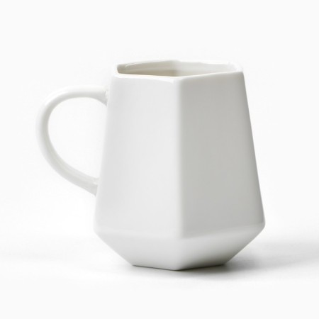 Ceramic mug “Happiness is”, 300 ml, white color-2