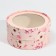 Makarun box, confectionery packaging tube with a window, “pink flowers” ​​12 x 12 x 5 cm