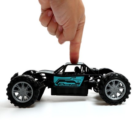 Jeep "All -terrain vehicle", radio control, light, batteries, blue-3