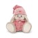 Soft toy "Bunny Mi" in pink pajamas, big