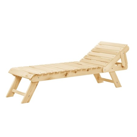 The lounger is non -commissioned with the adjustable headrest 180x55x44.5cm, the linden "Dobroparov"-2