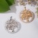 Brooch-reinforcing “Tree of Life” with a bird (indivisible packing 12 pcs., Price per pcs.), Mix color