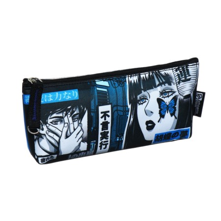Penal soft, 1 department, 80 x 210 x 35 mm, voluminous, microfiber on PVC-one, Phoenix "Girl"-2