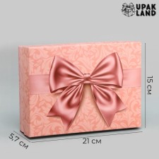 Подарочная коробка сборная "Нежность" 21 х 15 х 5,7