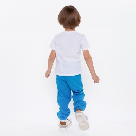 Baby trousers, blue color, height 110 cm-4