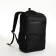 Youth backpack, 2 lightning departments, 4 pockets, with USB, black color