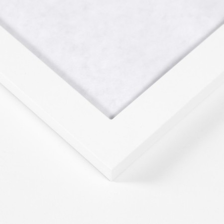 Photo frame 21x30 cm MDF. No. 6 White (plastic screen)-3