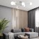 Ceiling Lamp EUROSVET NETZ 30181/6, E27, 6x60W, 1428x1428x400 mm, chromium color