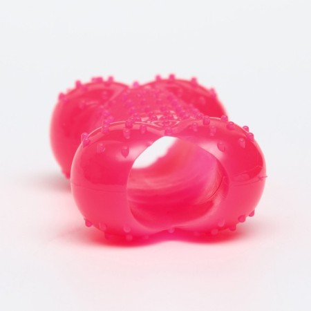 Chewing toy Superproof "Small bone", 8.5 cm, pink-2