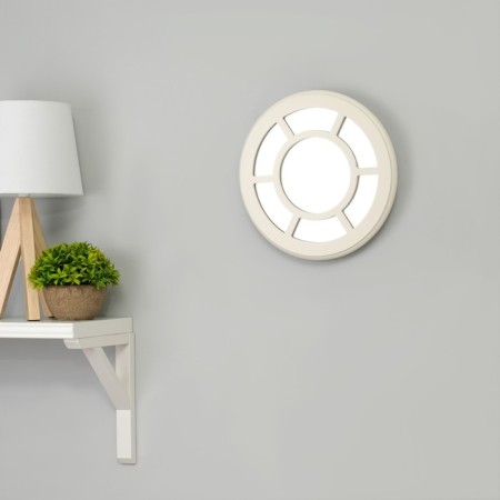 A set of round mirrors, 3 pcs, d = 27 cm, zp = 22.5 cm, white-1