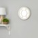 A set of round mirrors, 3 pcs, d = 27 cm, zp = 22.5 cm, white