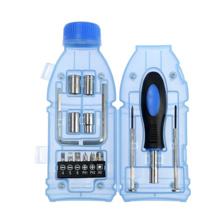 Tundra instruments set, gift plastic case "bottle", 15 items-2