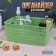 Organizer for storage, with handles, 1 section, 24.5 × 18.5 × 10.5 cm, color mix