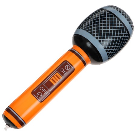 Inflatable toy "microphone", 40 cm, mix color-5