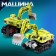 Robot "Special Bottom. Excavator ", transforms, gathers in 1 large of 7 robots